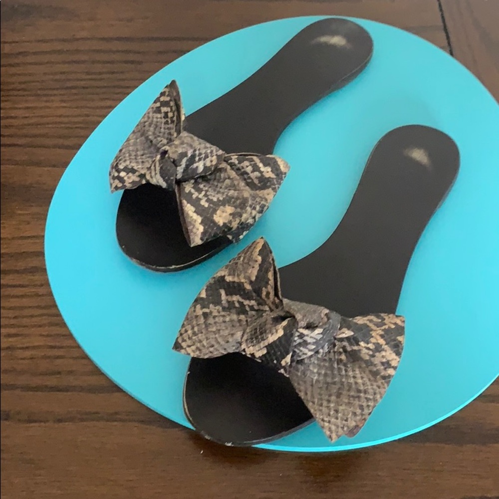 Zara bow sandals